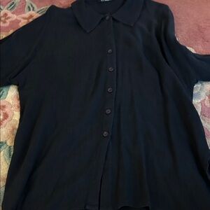 Wooden Ships Black Knit Top